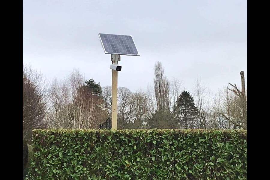 Solar CCTV cameras red Security Systems constrction sites-2